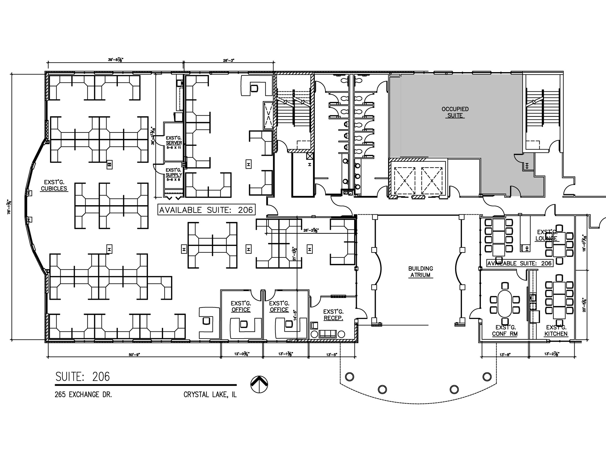 265 Exchange Dr, Crystal Lake, IL en alquiler Plano de planta tipo- Imagen 1 de 2