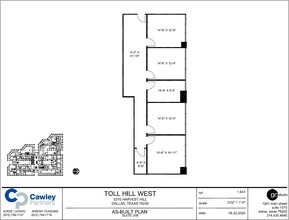 5310 Harvest Hill Rd, Dallas, TX en alquiler Plano de la planta- Imagen 1 de 5