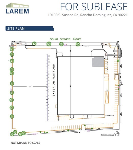 19100 S Susana Rd, East Rancho Dominguez, CA en alquiler - Plano del sitio - Imagen 2 de 2