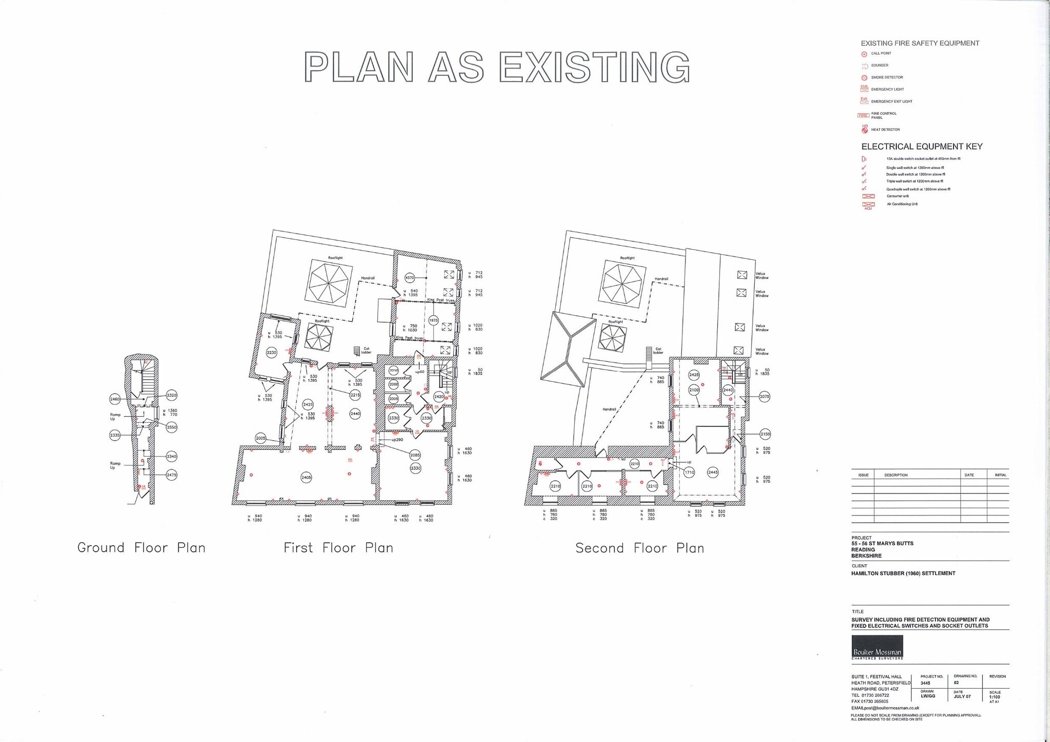 55-56 St Marys Butts, Reading en alquiler Plano de la planta- Imagen 1 de 2