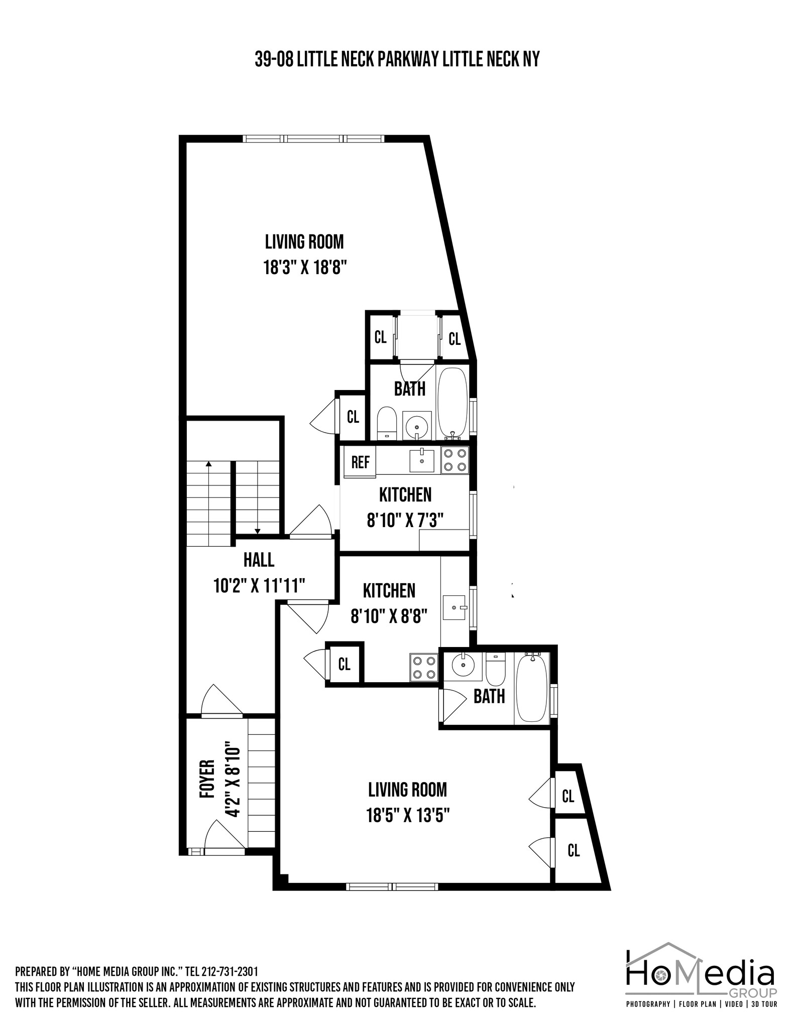 3908 Little Neck Pky, Douglaston, NY en alquiler Plano de la planta- Imagen 1 de 1