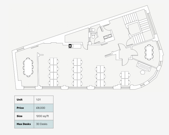 55 Southwark St, London en alquiler Plano de la planta- Imagen 1 de 1