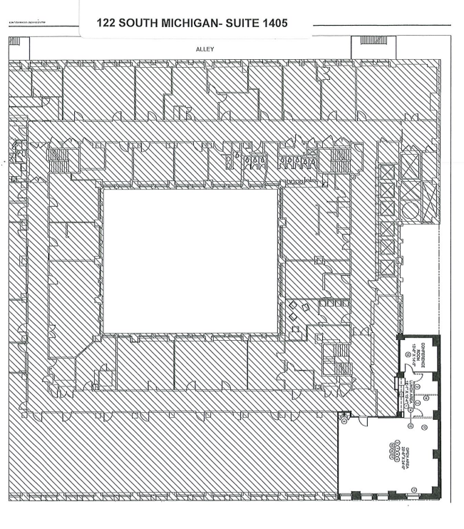 122 S Michigan Ave, Chicago, IL en alquiler Plano de la planta- Imagen 1 de 1