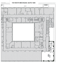 122 S Michigan Ave, Chicago, IL en alquiler Plano de la planta- Imagen 1 de 1