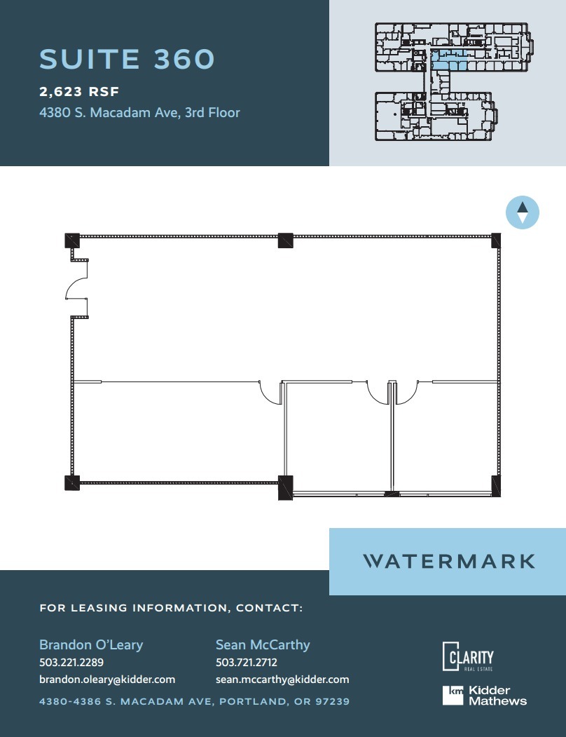 4380 S Macadam Ave, Portland, OR en alquiler Plano de la planta- Imagen 1 de 1