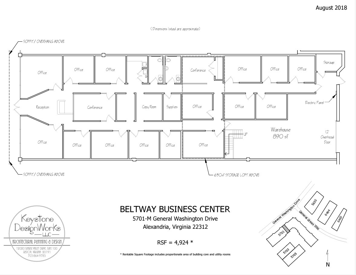 5701 General Washington Dr, Alexandria, VA en alquiler Plano de la planta- Imagen 1 de 1