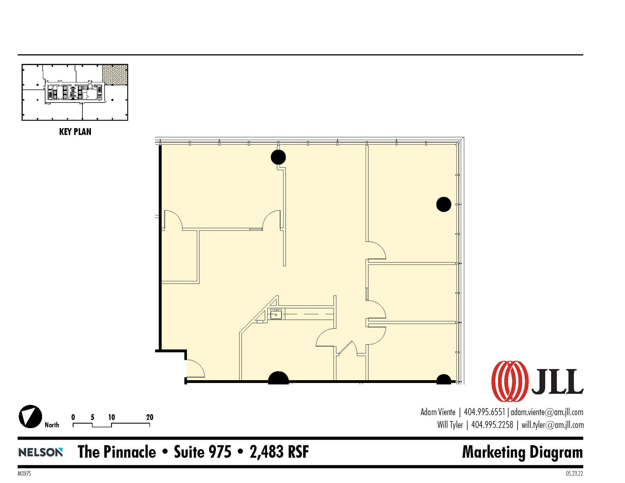 3455 Peachtree Rd NE, Atlanta, GA en alquiler Plano de la planta- Imagen 1 de 1