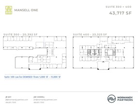 3700 Mansell Rd, Alpharetta, GA en alquiler Plano de la planta- Imagen 2 de 2