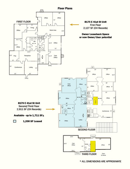 8175-8179 E 41st St, Tulsa, OK en venta - Plano de la planta - Imagen 2 de 9