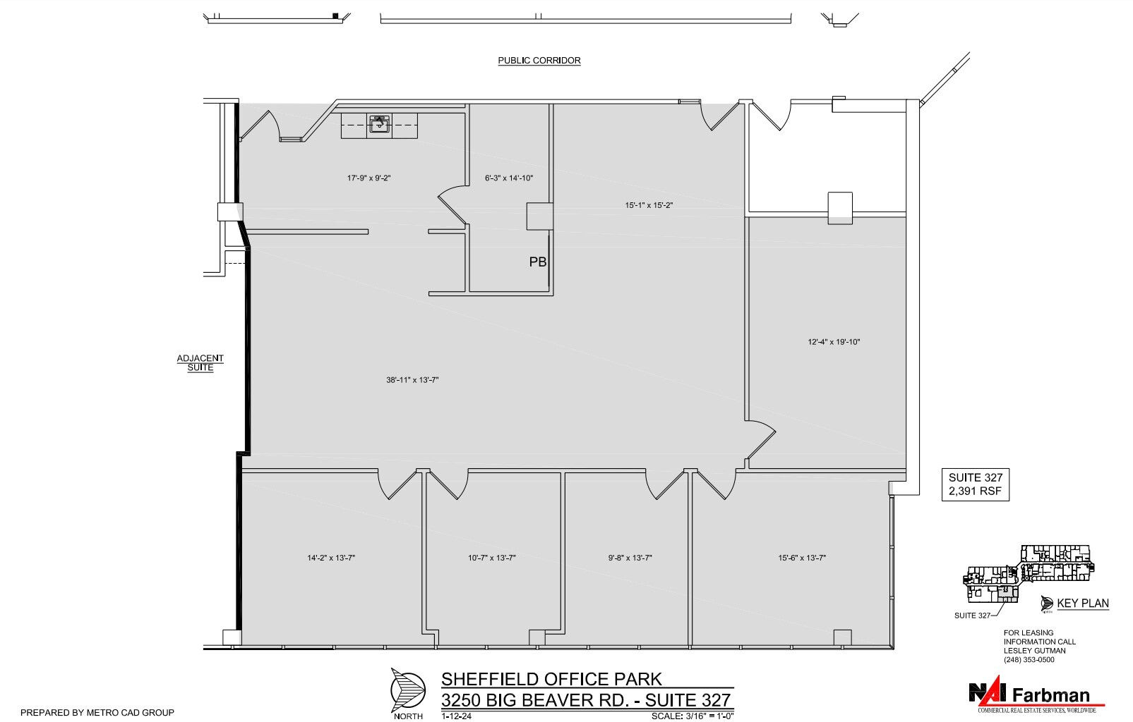 3310 W Big Beaver Rd, Troy, MI en alquiler Plano de la planta- Imagen 1 de 1