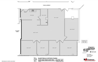 3310 W Big Beaver Rd, Troy, MI en alquiler Plano de la planta- Imagen 1 de 1