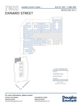 21600 Oxnard St, Woodland Hills, CA en alquiler Plano de la planta- Imagen 1 de 1