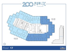 200 Public Sq, Cleveland, OH en alquiler Plano de la planta- Imagen 1 de 1