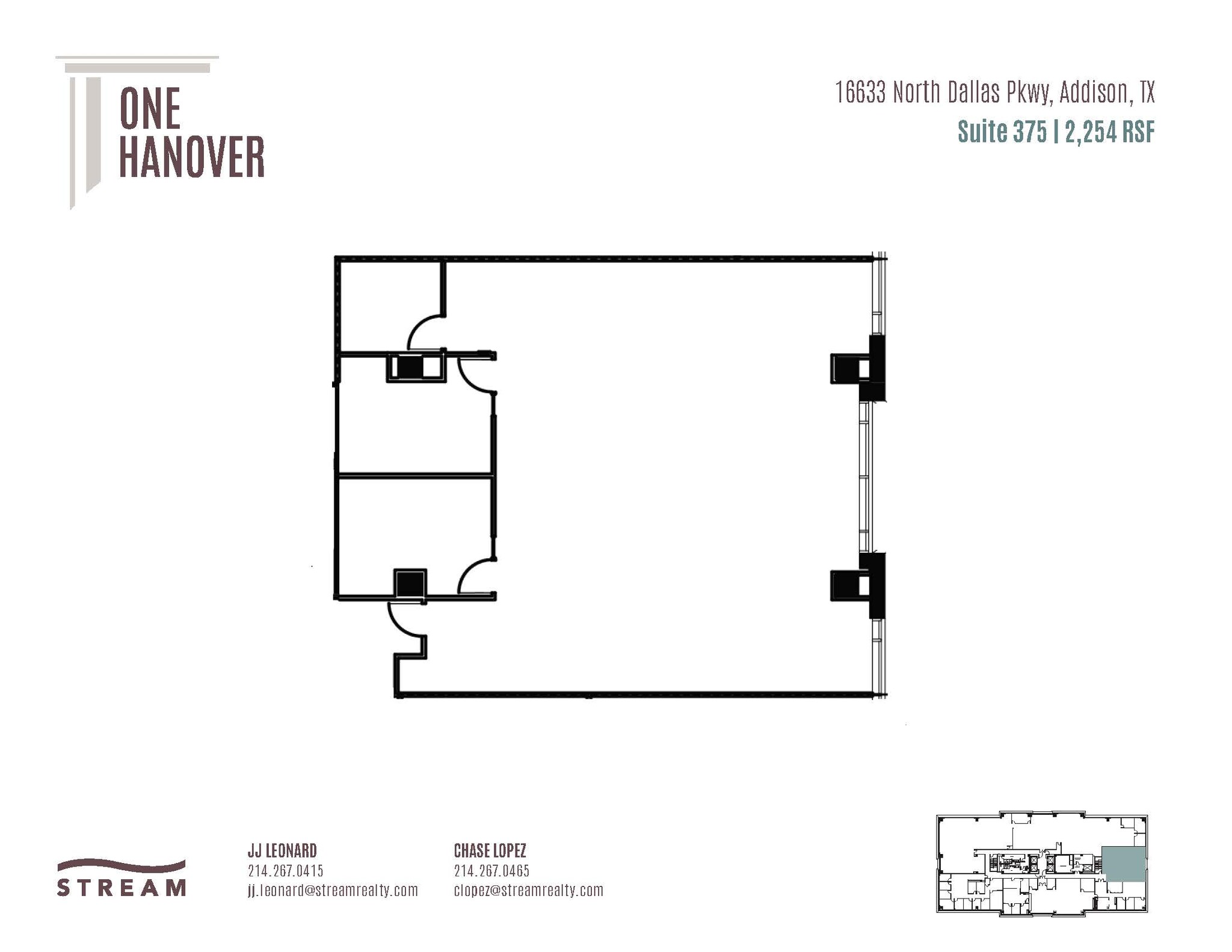 16633 N Dallas Pky, Addison, TX en alquiler Plano de la planta- Imagen 1 de 1