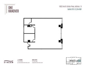 16633 N Dallas Pky, Addison, TX en alquiler Plano de la planta- Imagen 1 de 1