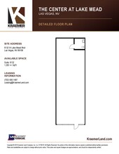 6110-6190 W Lake Mead Blvd, Las Vegas, NV en alquiler Plano de la planta- Imagen 1 de 1