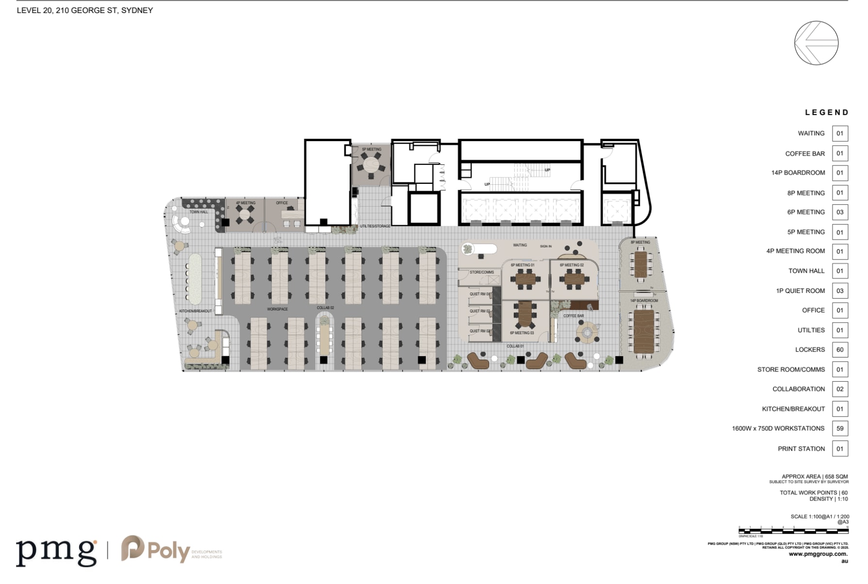 210 George St, Sydney en alquiler Plano de la planta- Imagen 1 de 4
