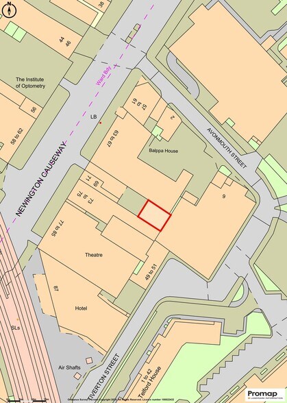 69-71 Newington Causeway, London en alquiler - Plano del sitio - Imagen 2 de 2