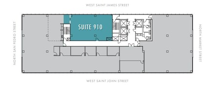 111 W Saint John St, San Jose, CA en alquiler Plano de la planta- Imagen 1 de 1