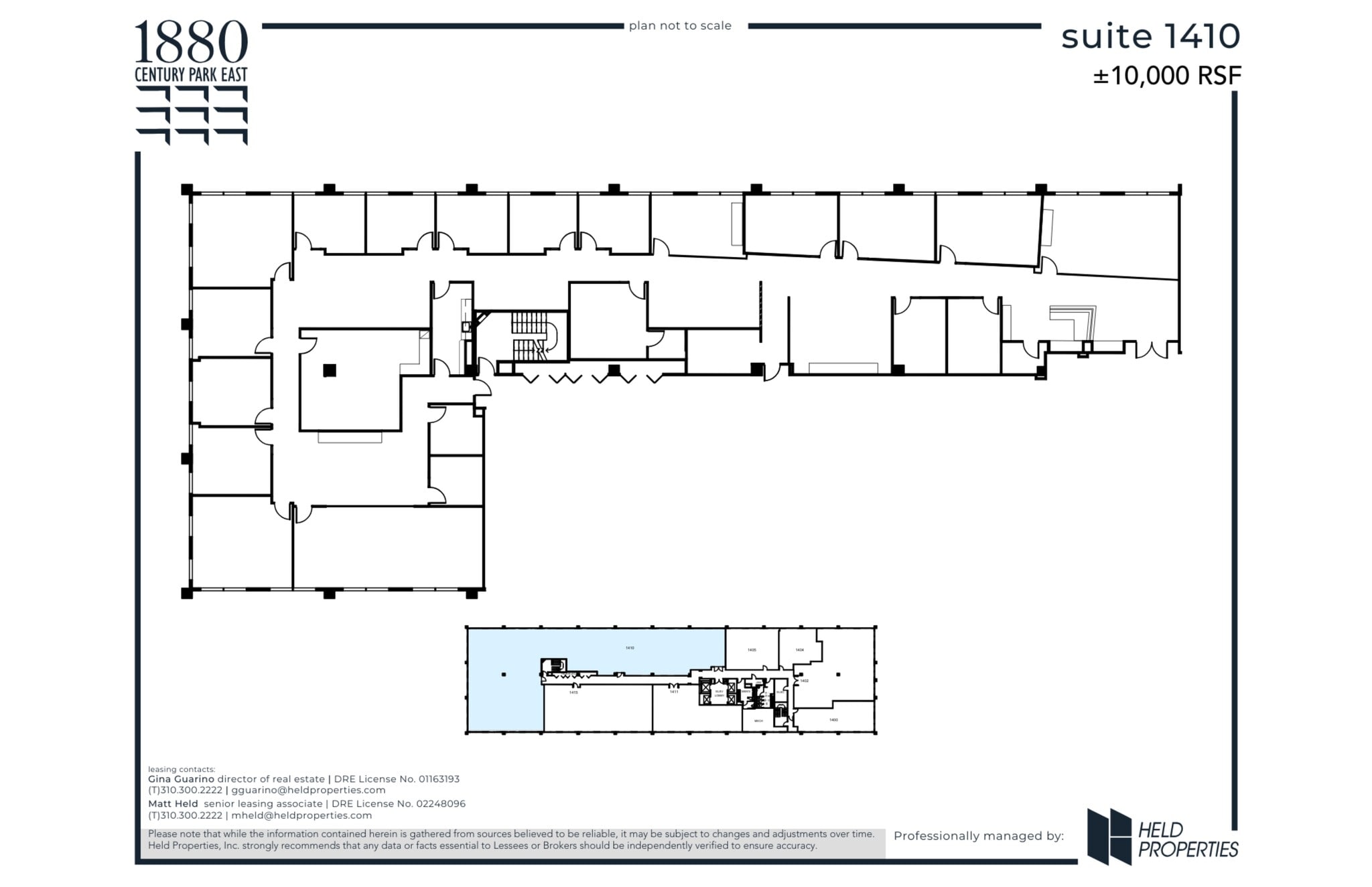 1880 Century Park E, Los Angeles, CA en alquiler Plano del sitio- Imagen 1 de 2