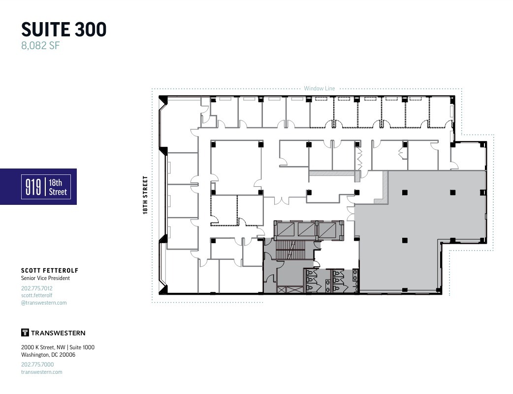 919 18th St NW, Washington, DC en alquiler Plano de la planta- Imagen 1 de 1