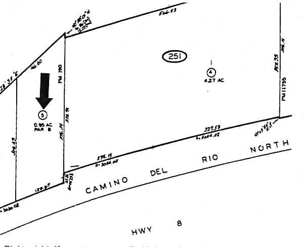 3456 Camino del Rio N, San Diego, CA en alquiler - Plano de solar - Imagen 3 de 8