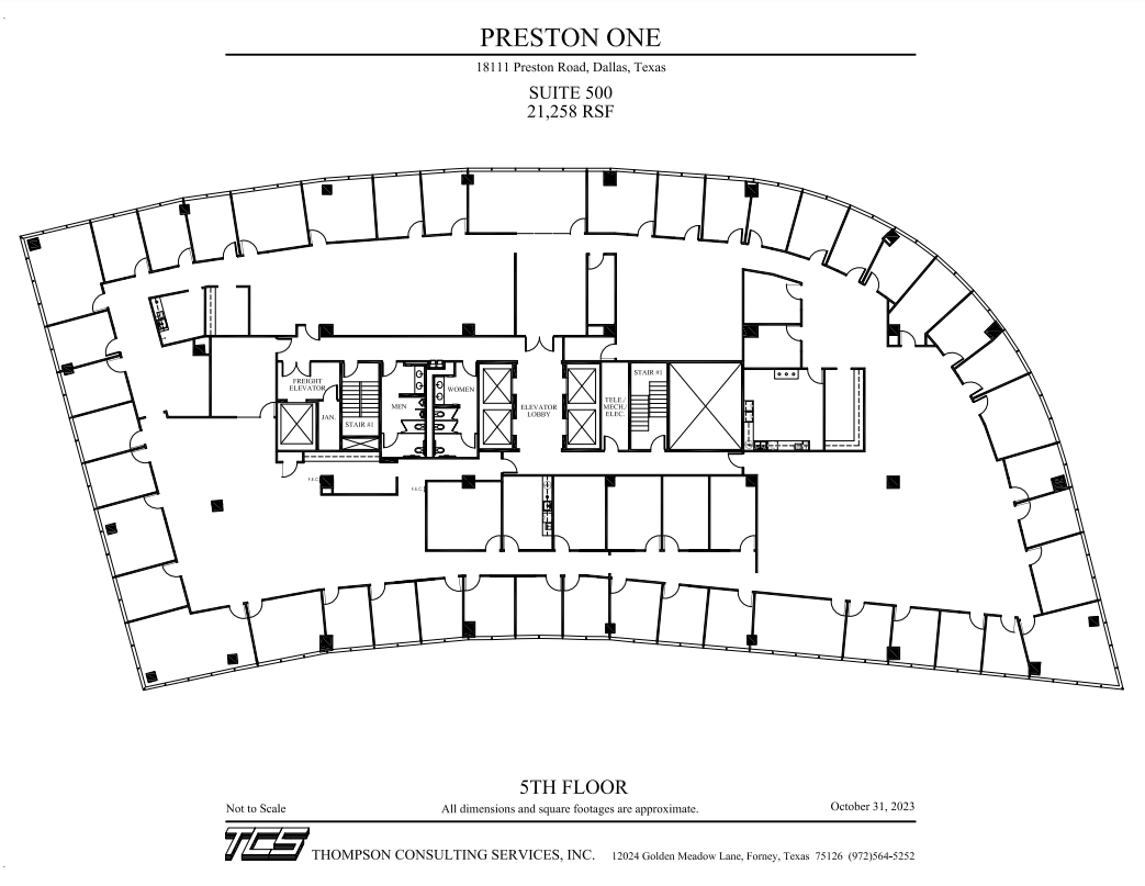 18111 Preston Rd, Dallas, TX en alquiler Plano de la planta- Imagen 1 de 1