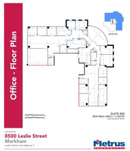 8500 Leslie St, Markham, ON en alquiler Plano de la planta- Imagen 2 de 2