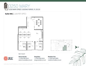 3250 Mary St, Coconut Grove, FL en alquiler Plano del sitio- Imagen 2 de 2