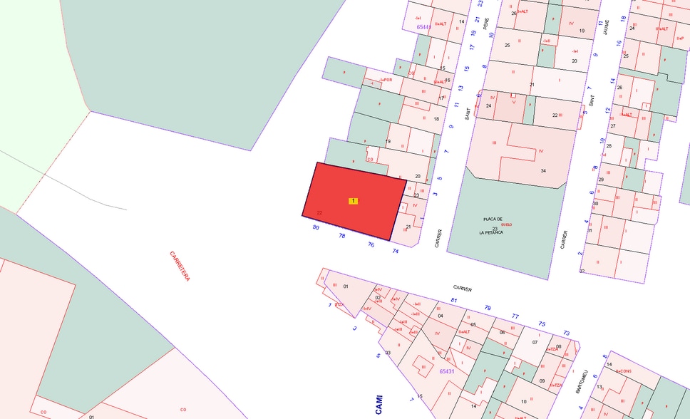 Terreno en Òdena, Barcelona en venta - Plano de solar - Imagen 2 de 2