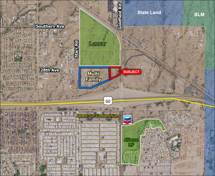 Goldfield Rd & Hwy 60, Apache Junction, AZ en venta - Foto principal - Imagen 1 de 3