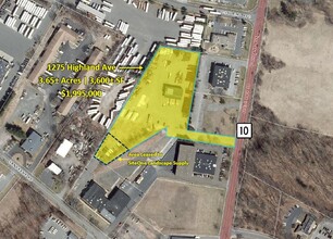 1275 Highland Ave, Cheshire, CT - VISTA AÉREA  vista de mapa - Image1