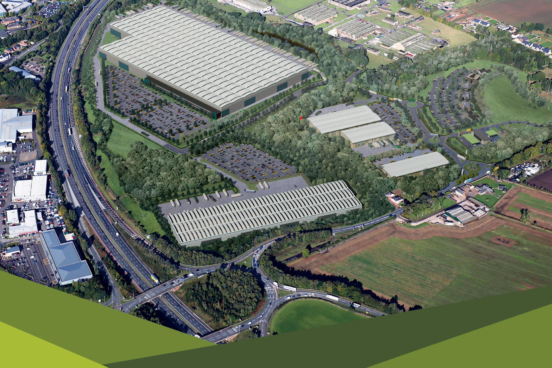 Harker View, Junction 44 - M6, Carlisle en alquiler Vista aérea- Imagen 1 de 3