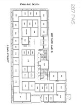 287 Park Ave S, New York, NY en alquiler Plano de la planta- Imagen 1 de 1