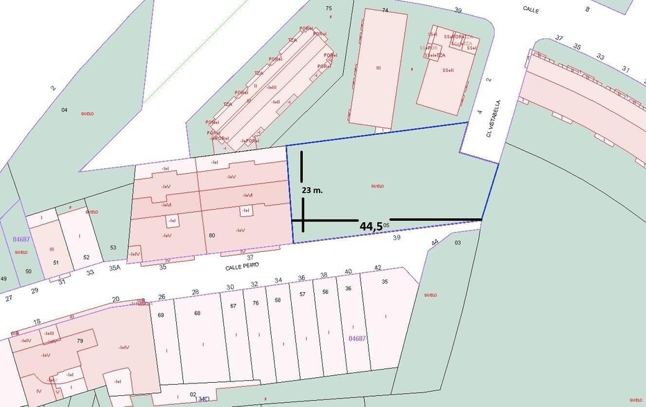 Carrer Peiró, 39, Borriol, Castellón en venta - Plano del sitio - Imagen 2 de 6