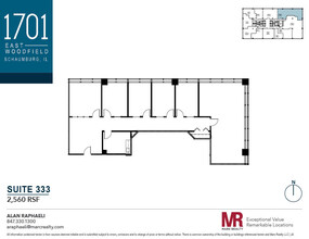 1701 E Woodfield Rd, Schaumburg, IL en alquiler Plano de la planta- Imagen 1 de 1