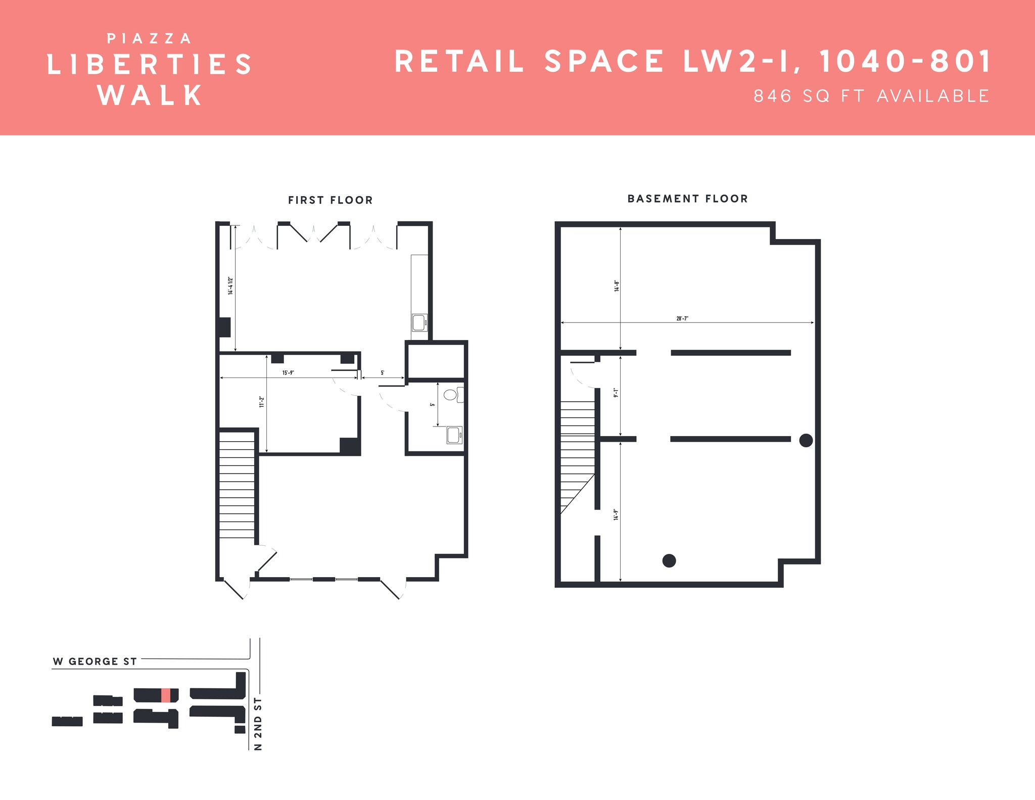 1022-1030 N 2nd St, Philadelphia, PA en alquiler Plano del sitio- Imagen 1 de 1