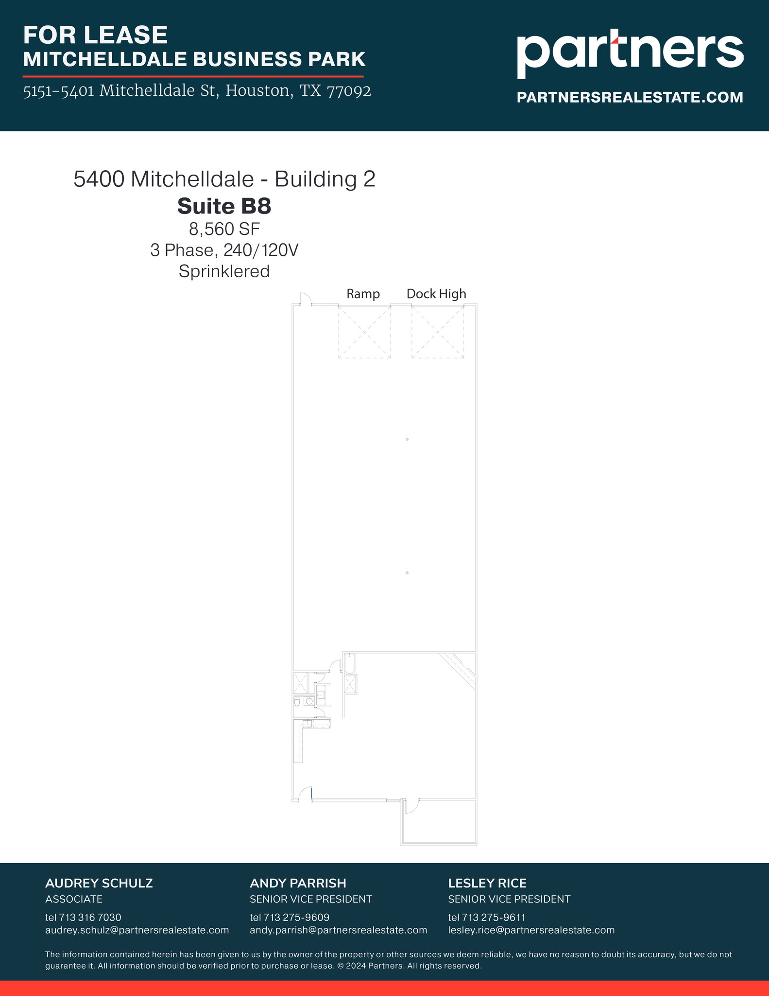 5151 Mitchelldale St, Houston, TX en alquiler Plano del sitio- Imagen 1 de 1