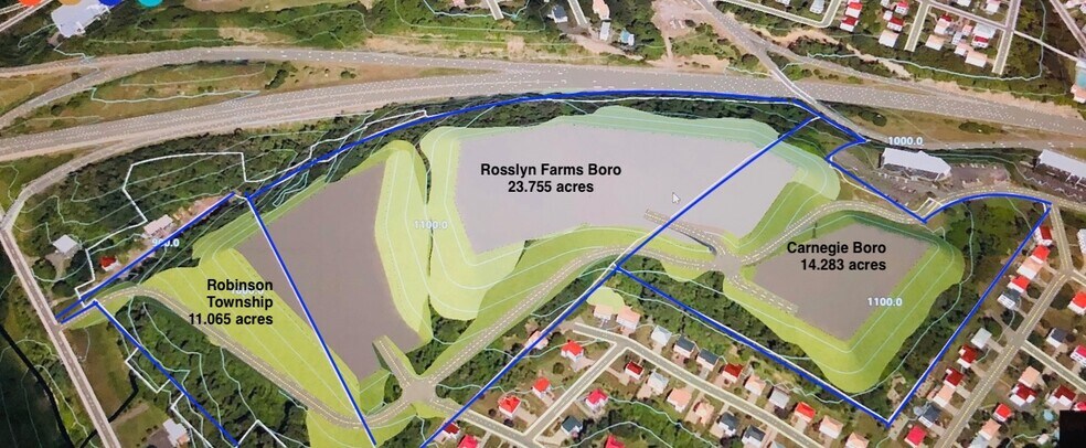 Campbells Run Rd, Carnegie, PA en venta - Vista aérea - Imagen 1 de 24