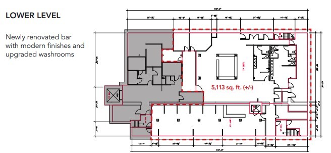 112 Market Av, Winnipeg, MB en alquiler Plano de la planta- Imagen 1 de 2