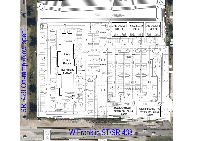 501 W Franklin St, Ocoee, FL en venta - Plano del sitio - Imagen 1 de 9