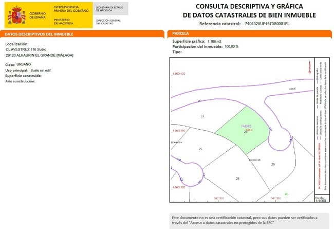Más detalles de Calle Sierra Gorda, Alhaurín el Grande - Terreno en venta