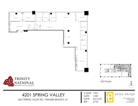 4201 Spring Valley Rd, Dallas, TX en alquiler Plano del sitio- Imagen 1 de 1