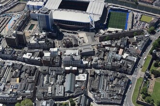 Castle Arcade, Cardiff, VGL - Aérea vista de mapa
