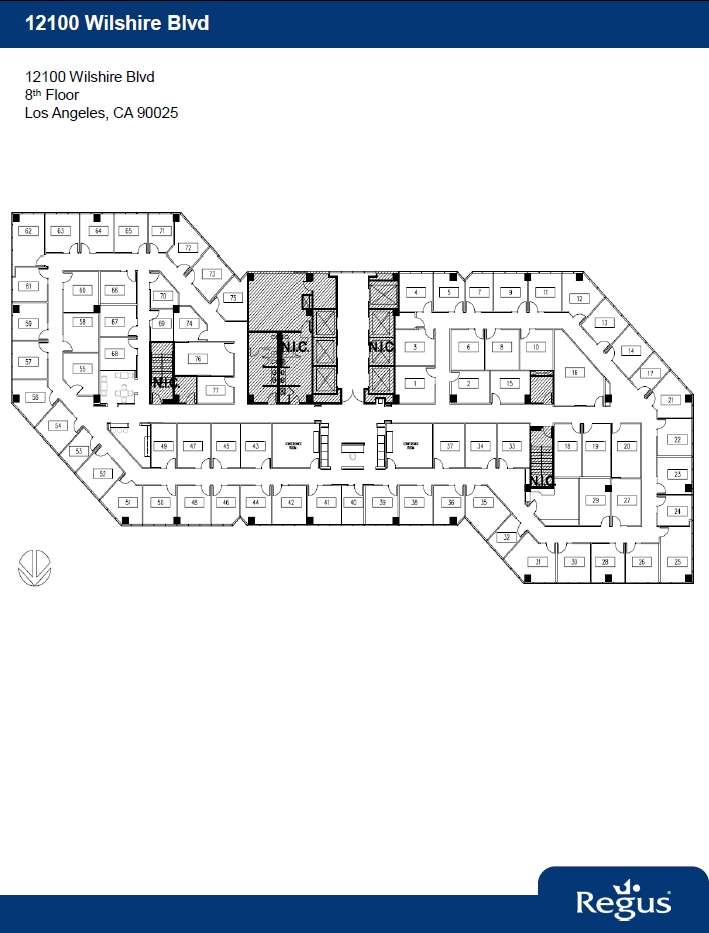 12100 Wilshire Blvd, Los Angeles, CA en alquiler Plano de la planta- Imagen 1 de 1