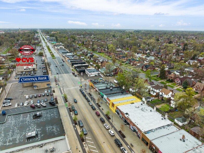 18955-18957 Livernois Ave, Detroit, MI en alquiler - Vista aérea - Imagen 3 de 3