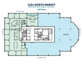 1201 N Market St, Wilmington, DE en alquiler Plano de la planta- Imagen 2 de 2