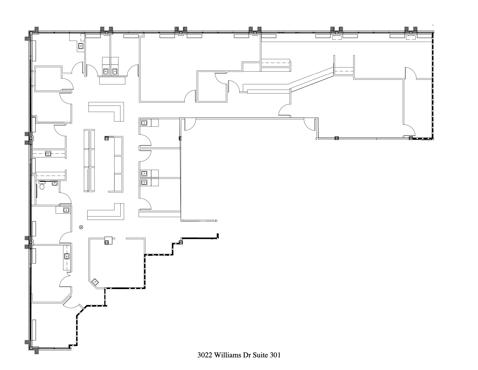 3022 Williams Dr, Fairfax, VA en alquiler Plano de la planta- Imagen 1 de 1