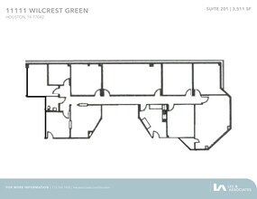 11111 Wilcrest Green Dr, Houston, TX en alquiler Plano de la planta- Imagen 1 de 2