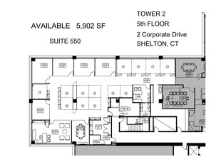 2 Corporate Dr, Shelton, CT en alquiler Plano de la planta- Imagen 1 de 1